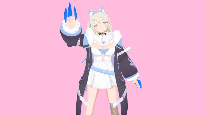 Fuwawa Abyssgard - hololive -Advent- 3D Model