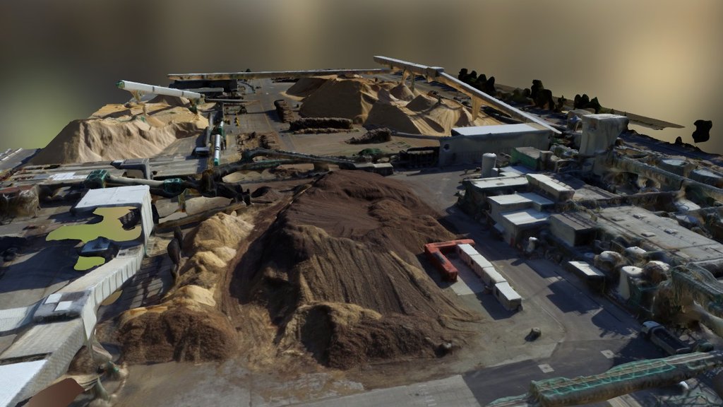 Wood Chip and Hog Piles