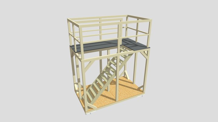 Türme "Schwarze Mühle" 3D Model