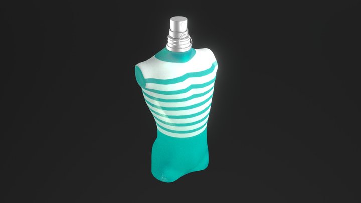 Le Male perfume by Jean-Paul Gaultier 3D Model