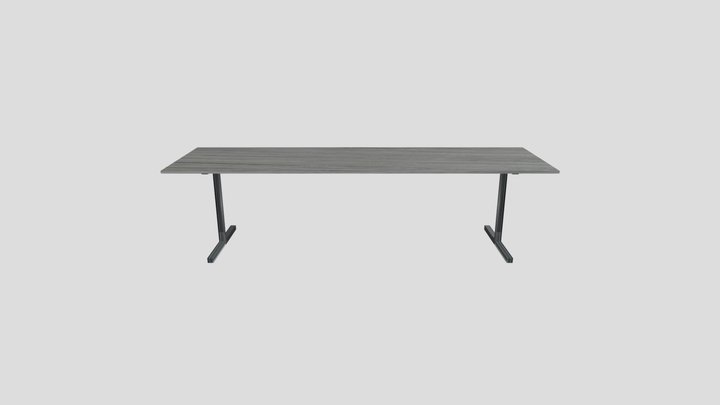 Computer table 3D Model