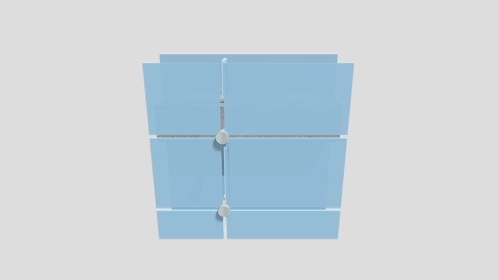 Double Facade Detail. Sendai Mediatheque 3D Model