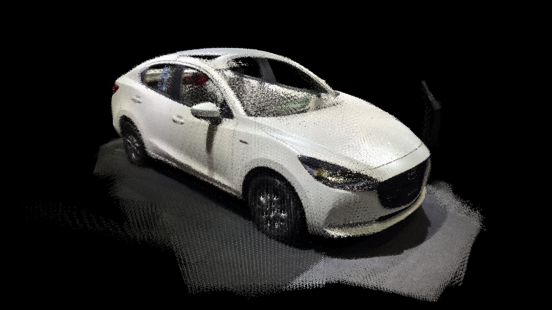 Mazda car lidar scan