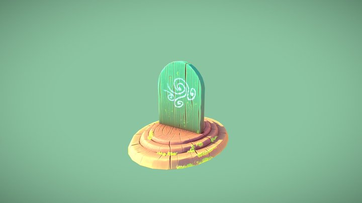 Stylized GHIBLI Doors 3D Model