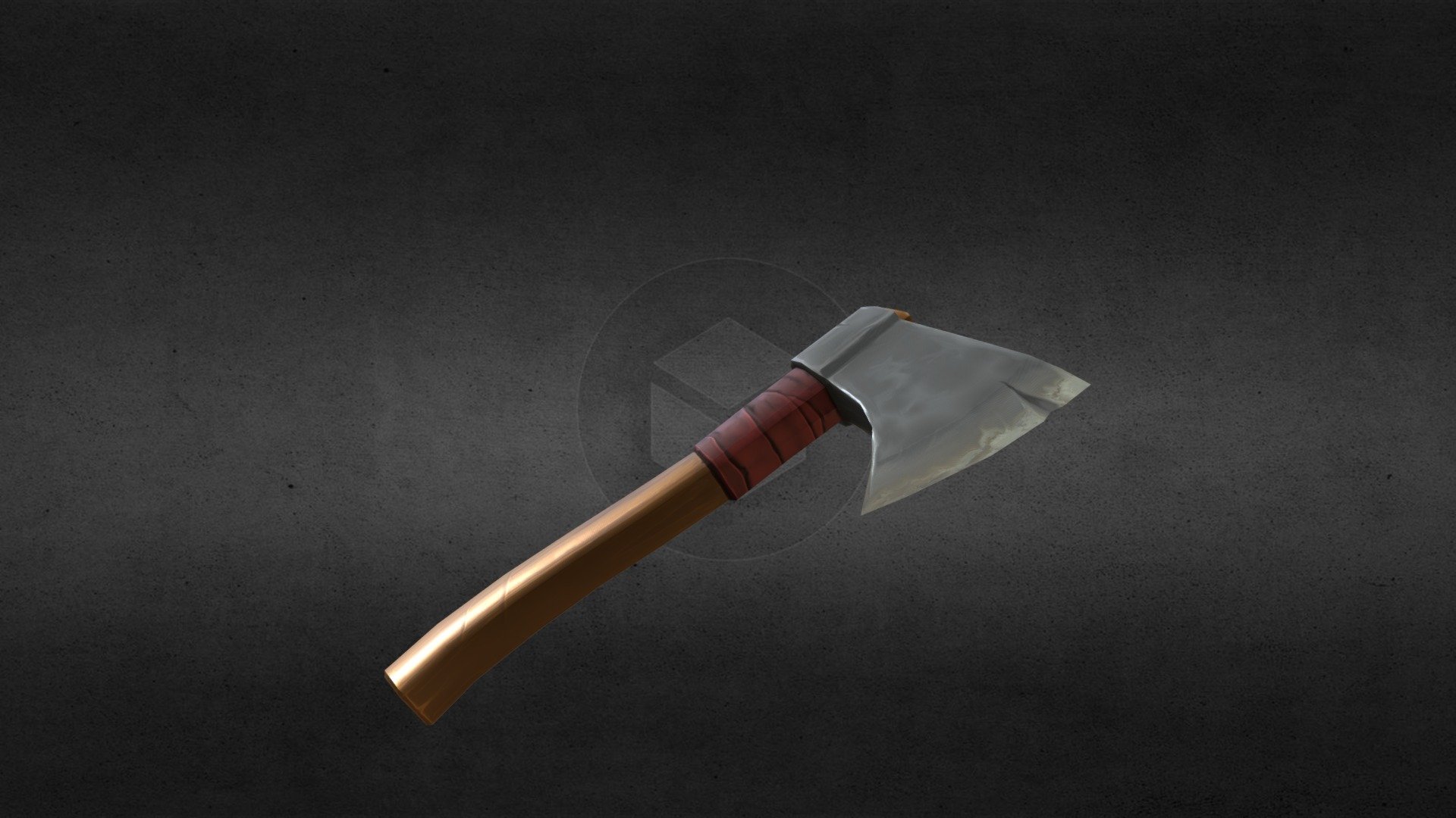 Low poly axe