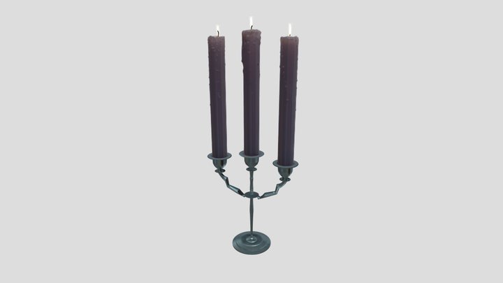 Candle 3D Model