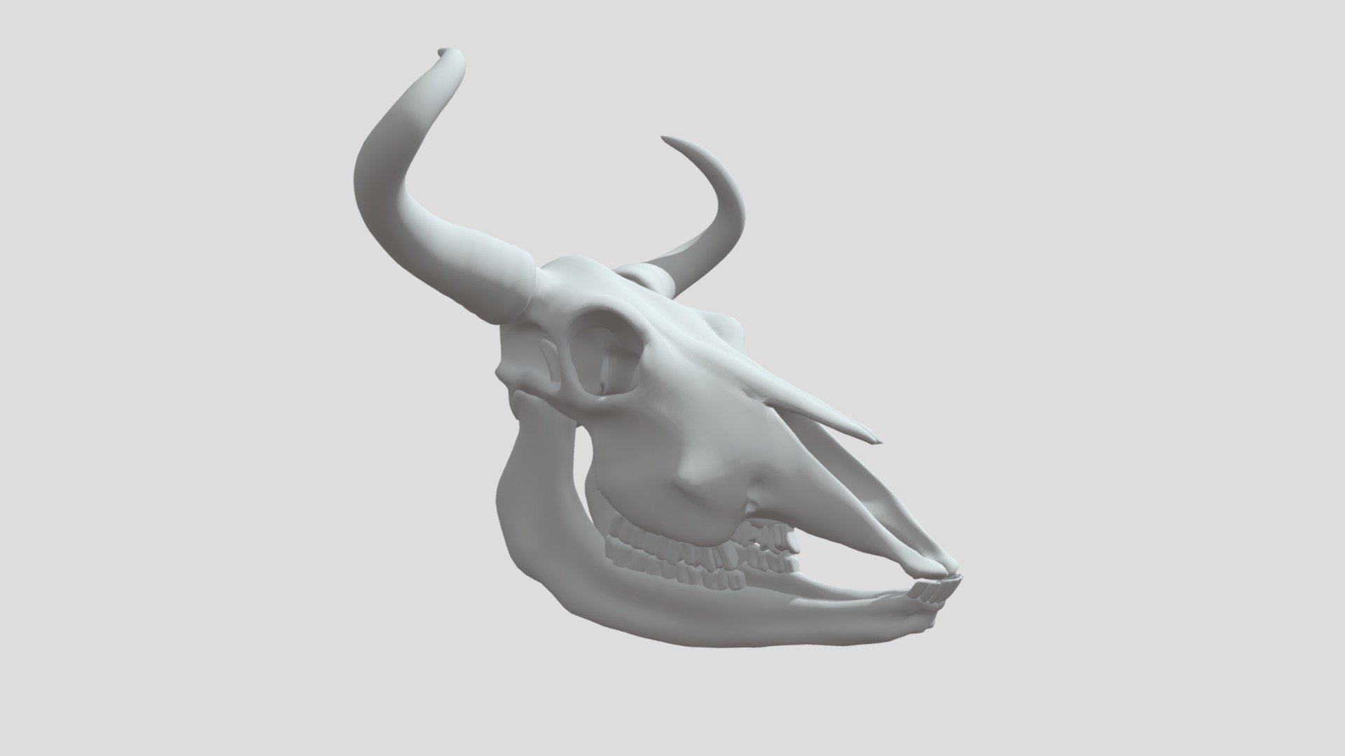 Deer Head (Rigged)