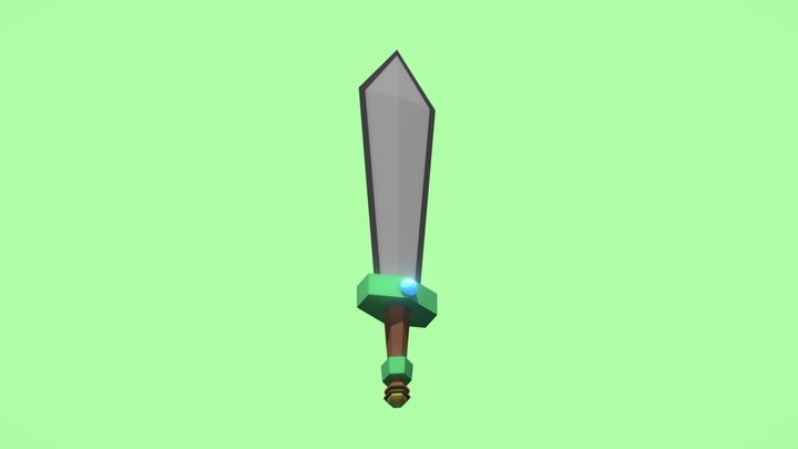Testing Blender - Sword 3D Model