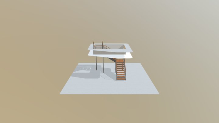 43600- Islands Brygge - Dobbelt Repos 3D Model