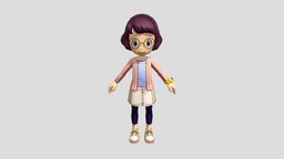 KatiePJ's from the yo Kai watch - Download Free 3D model by Yo Kai ...