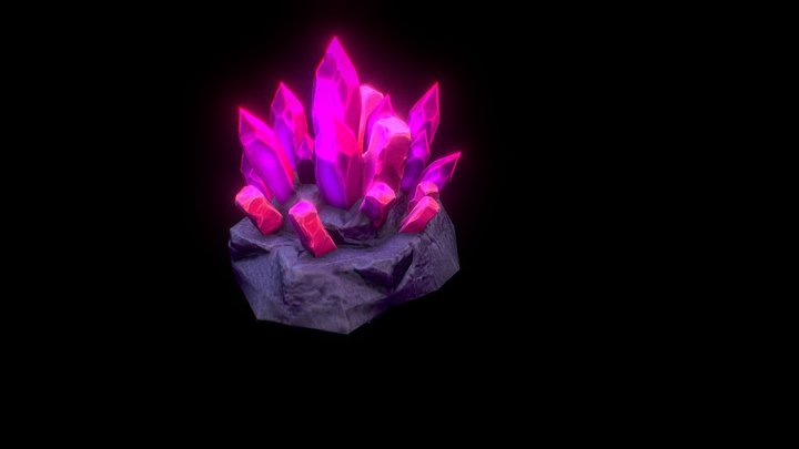 Crystals_rock 3D Model