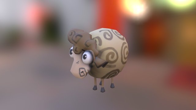 Sheep01 Adult 3D Model