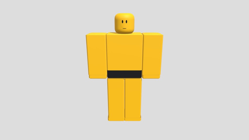 Golden Blocky Guy