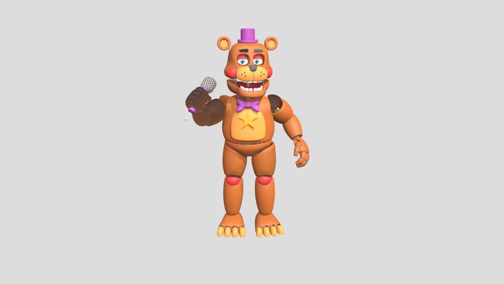Rockstar Freddy 3D Model
