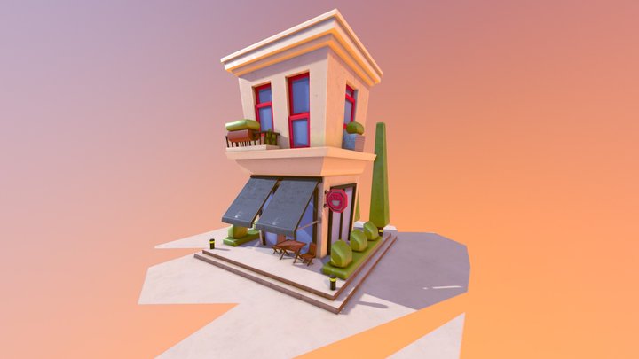 The Cafe 3D Model