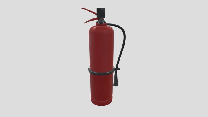 Fire Extinguisher 3D Model