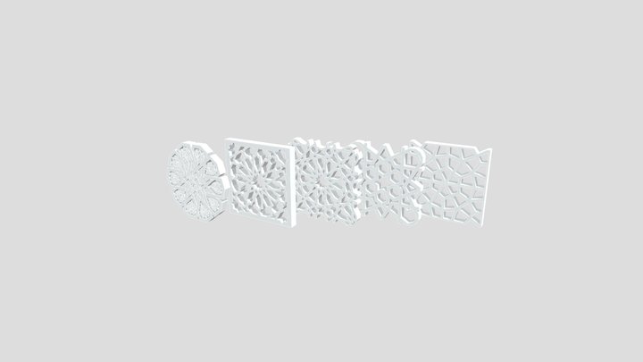 Islamic patterns 3D Model