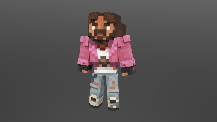 Garrett from "a minecraft movie" 3D Model