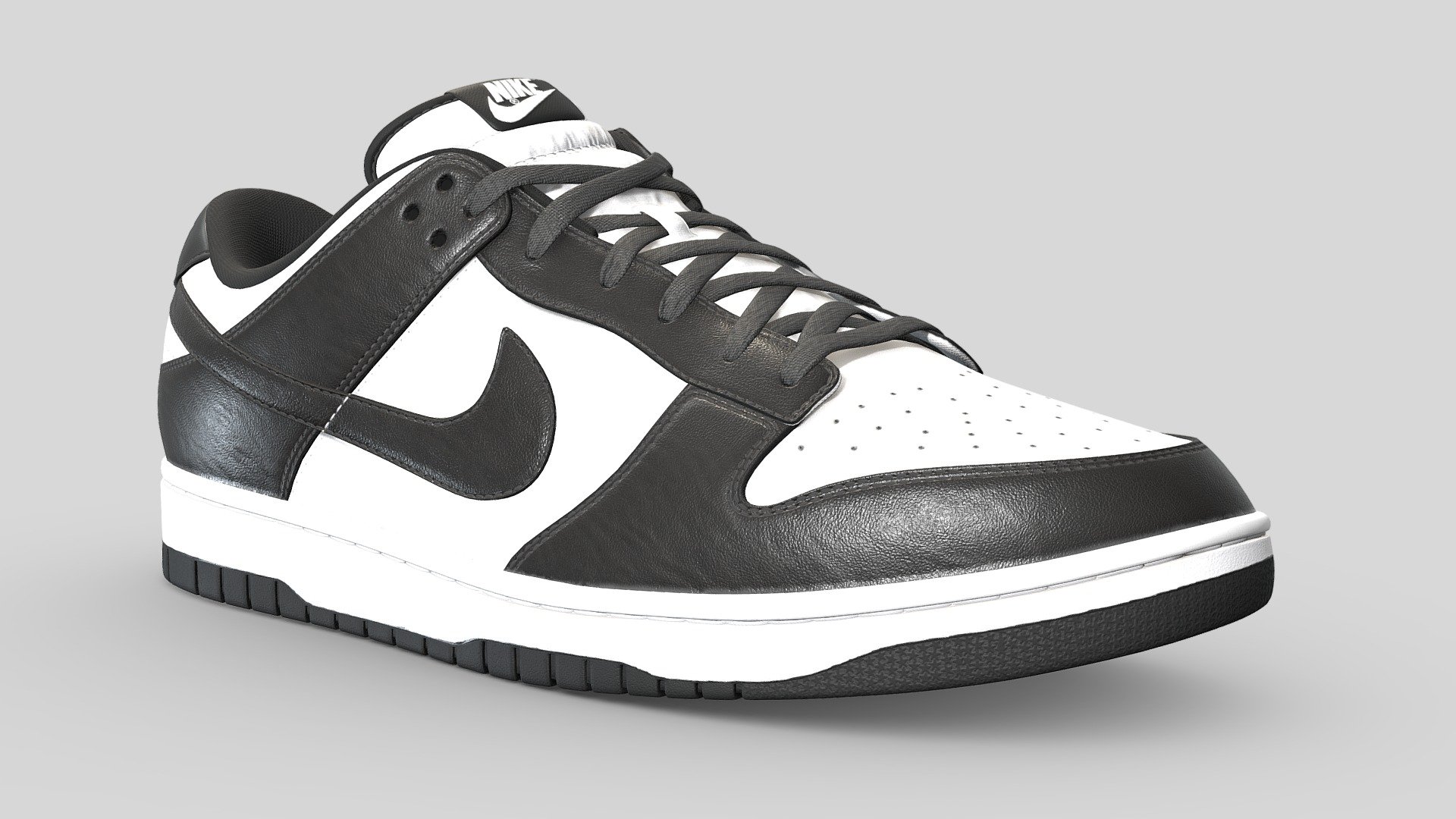 Nike Dunk Low Panda Buy Royalty Free 3D model by JoeWall (joewall