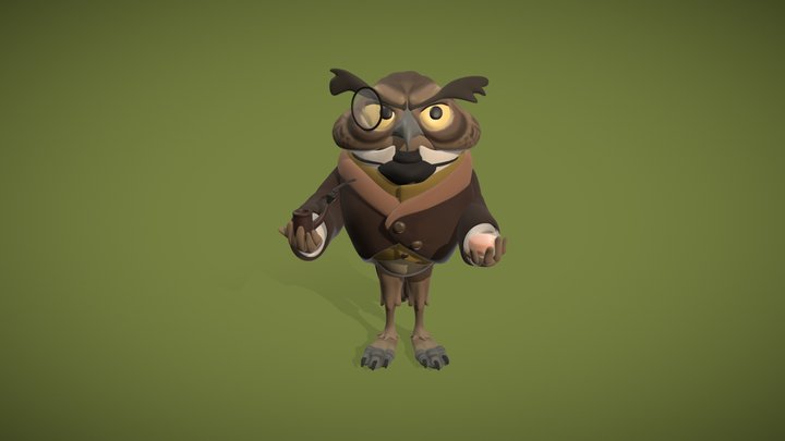 Final exam stylized 2019 3D Model