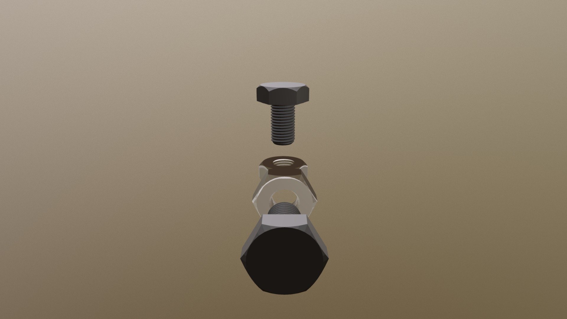 Nut And Bolt Without Animation