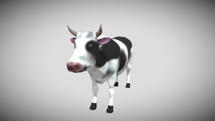 Cow Model 3D Model