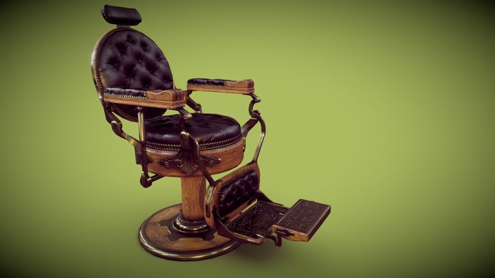 barber chair 3D Model