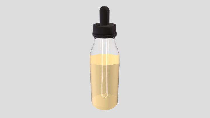 Vape Liquid Bottle 3D Model