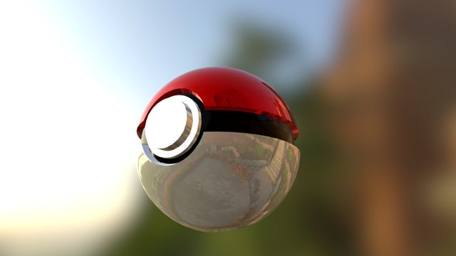 Pokeball 3D Model