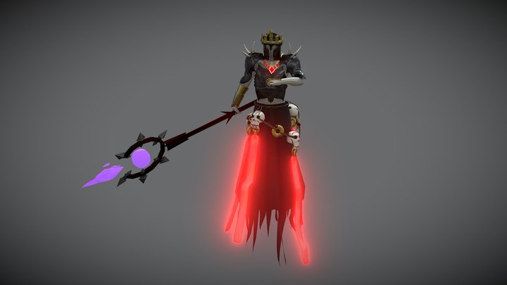 Derelen The Lich King 3D Model