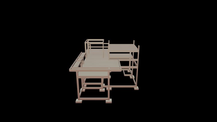 Projeto Estrutural - Residência Unifamiliar 3D Model