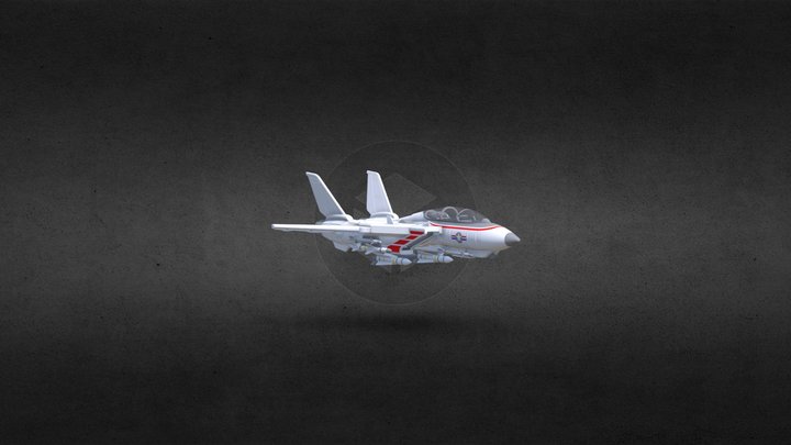Gijoe SKY STRIKER F14 Scale 1:12 Cassifield 3D Model