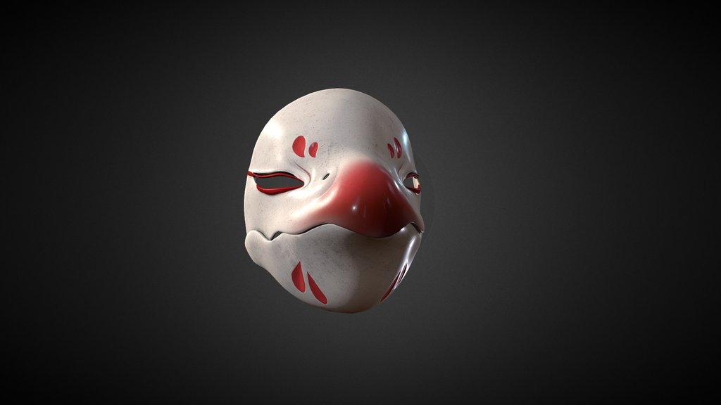 Japanese vulture Mask 10