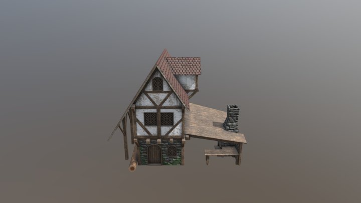 Medieval House 3D Model