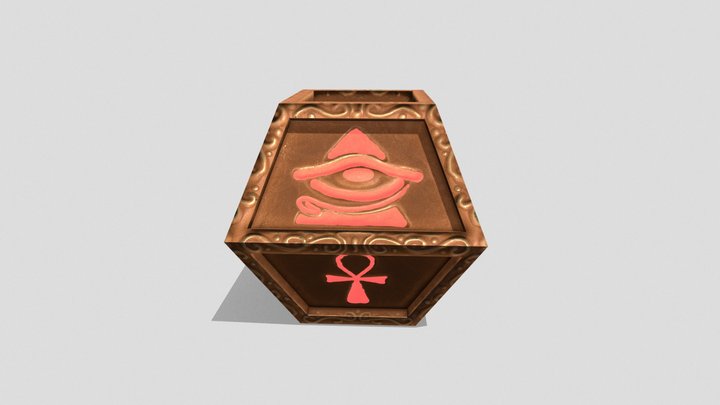 Low Poly Lantern 3D Model