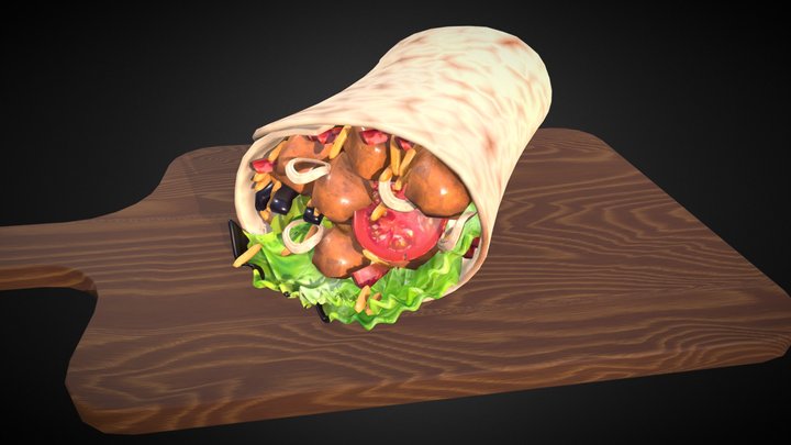 Burrito 3D Model [ Znanye.com ] 3D Model