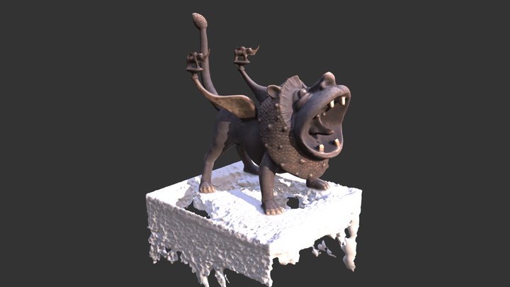 Chines Lion 3D Model