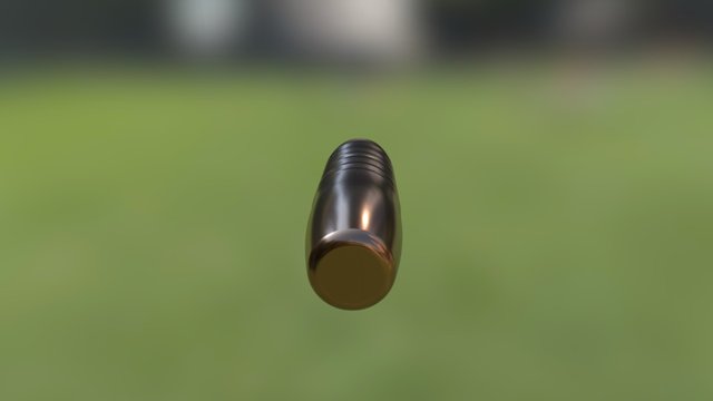 VRG-2 Solid Copper Bullet 3D Model