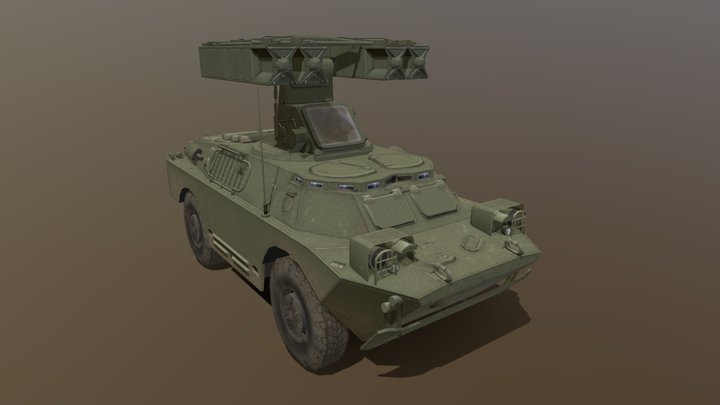 9K31 Strela-1 (SA-9 Gaskin) – Modello 3D gratuito STL