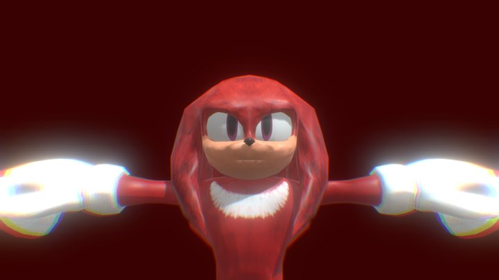 Movie Knux Roblox Fixed 3D Model