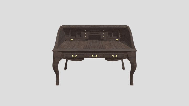 Victorian Writing Desk 3D Model