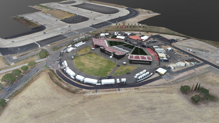 Live Nation V Point Amphitheatre | Irvine, CA 3D Model