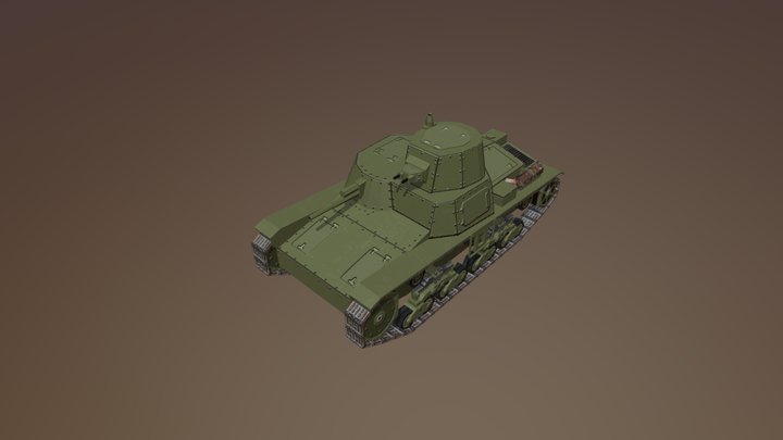 M11/39 low poly for free 3D Model