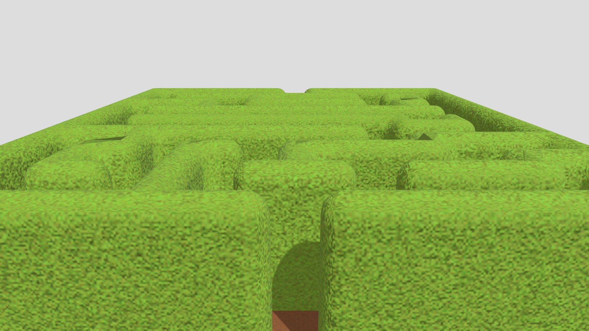 Maze Grass Wall By Cmj's Art - Download Free 3d Model By Cmj's Art 