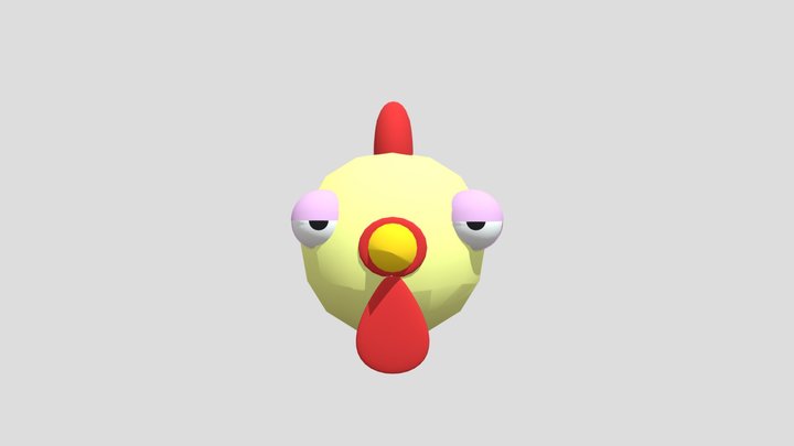 Chicken Mesh Menu 3D Model