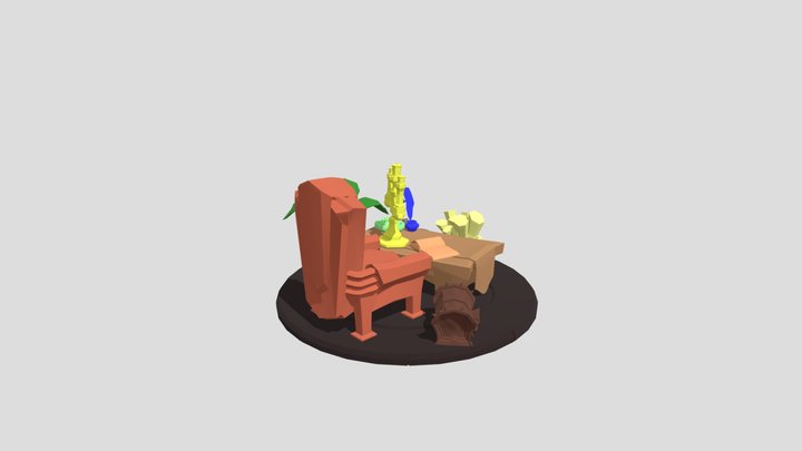 Diorama 3D Model