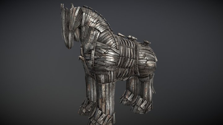 Troy Horse 3D Model