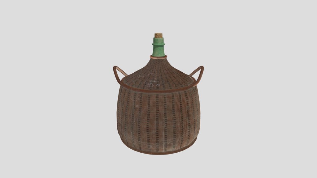 Medieval Market Bottles Wicker
