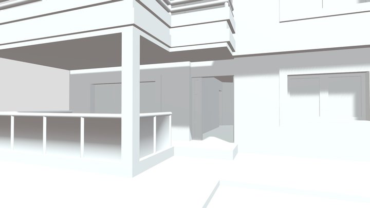 Modelo inicial - Casa leventada Mod001 3D Model