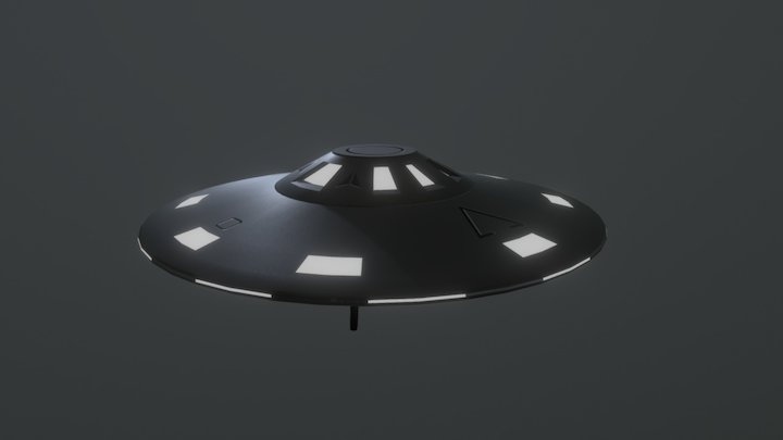 UFO - Flying Saucer 3D Model